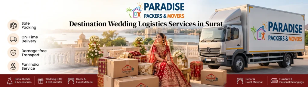 Destination Wedding Logistics Company in Surat